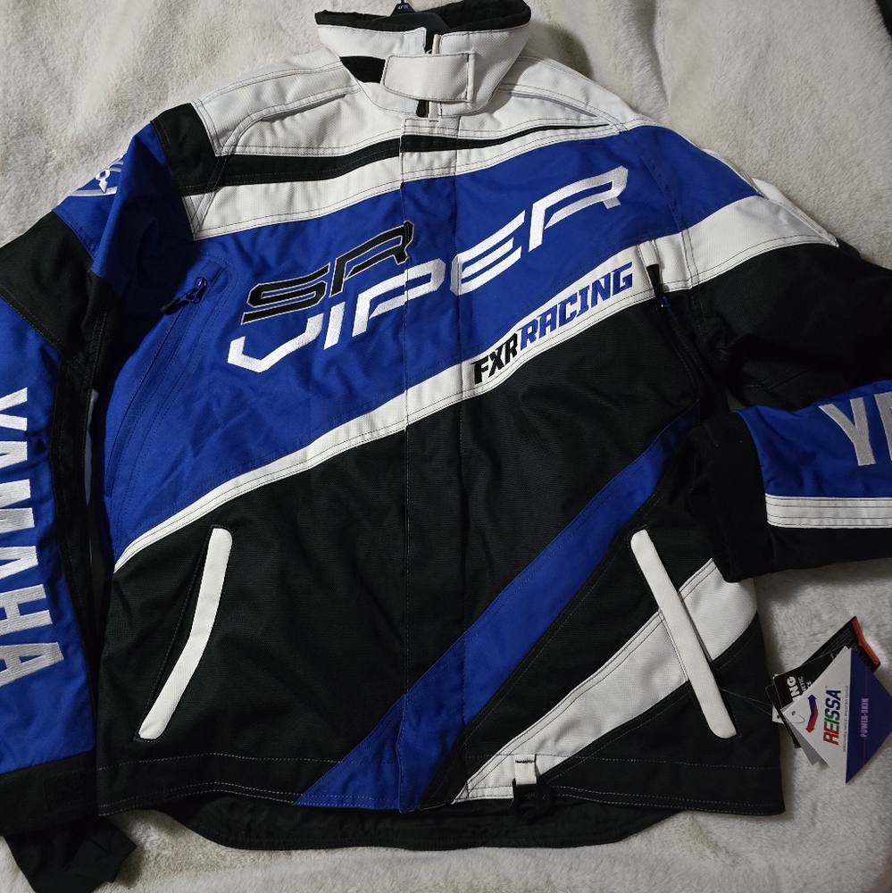 Yamaha Blue Motorcycle Jacket Limited Edition NWT
